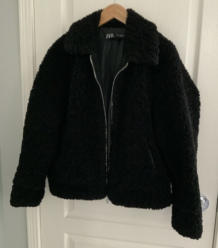 Zara giacca nera poofy - zara,