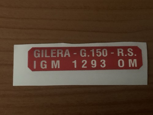 Gilera 150 rossa super - 150,