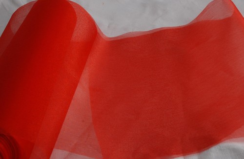 Organza rossa 20 m - x,