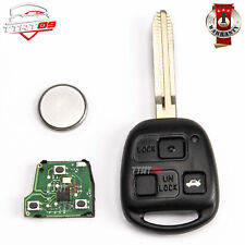 CHIAVE GUSCIO CON 3 PULSANTI 433MHZ 4D67 PER TOYOTA AVENSIS COROLLA LAND CRUISER