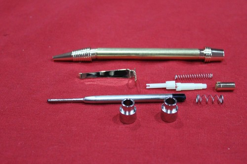 One gold spiral click - gold, kit