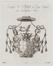 Senj Segna Croazia Stemma Araldico Incisione In Rame 1802