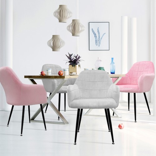 Set sedie in velluto - 4,