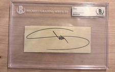 Eminem autografo taglio - eminem,