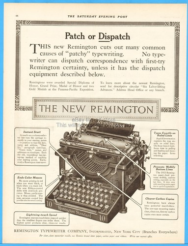 1915 remington typewriter - 1915,