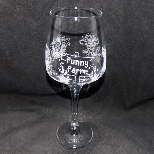 Bicchiere vino inciso - da,