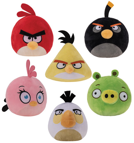 Set angry birds plush - angry,