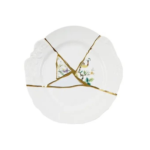 Seletti piatto piano kintsuji - piatto,