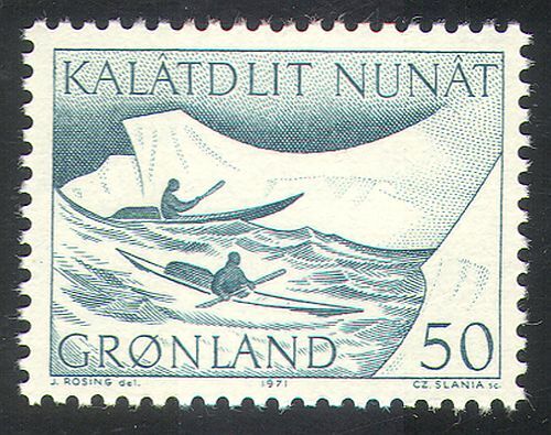 Groenlandia 1971 trasporto - groenlandia,