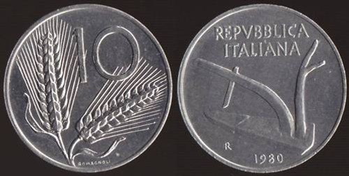 Lire 1980 fdc - fior, di