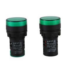 2 Pc AC220V Green LED