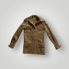 Camicia Tan Con Bottone In