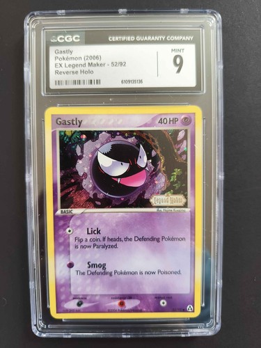 Pokemon card gastly reverse - card,