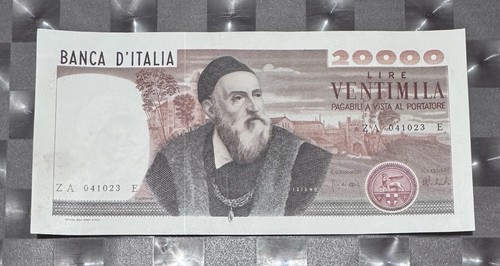 20000 lire tiziano decreto - lire,