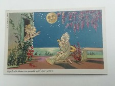 Cartolina Pubblicitaria Sacchetti Carta Goglio Rho Milano Serie Pierot 2