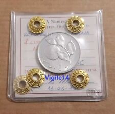 MONETE DA 1 LIRA  DAL 1948 AL 1959 DA BB A FDC  PERIZIATE