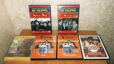LOTTO DVD DE FILIPPO, QUARTETTO CETRA, MONTALBANO, AGGIUNGI UN POSTO A TAVOLA,TV