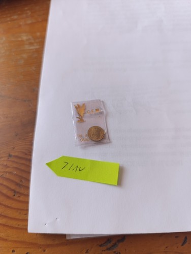 Gettone miniatura riproduzione