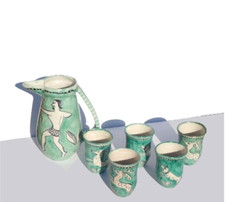 GIOVANNINO CARRANO 1913/1981 - VIETRI - GUIDO GAMBONE DOLKER SOLIMEN ERA 1950