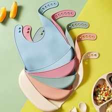 Silicone Bib | Baby Bib | Toddler Bib | Food Catcher | Waterproof Bib | BPA free