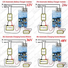 Caricabatteria automatico 12V 24V 36V 48V regolatore di ricarica scheda di protezione