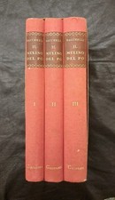 Riccardo Bacchelli - IL MULINO DEL PO - 3 Volumi in cofanetto - GARZANTI 1947