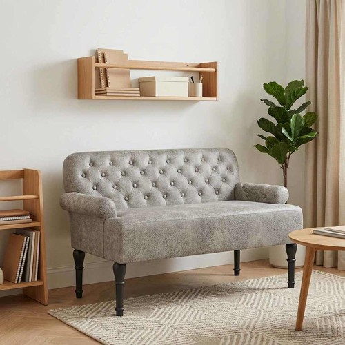 Loveseat con bottoni - , imbottiti