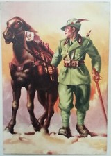 CARTOLINA ALPINI ARTIGLIERIA