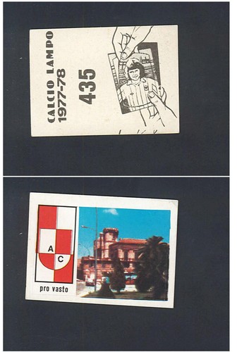 Figurina calcio lampo - lampo, 1977-78