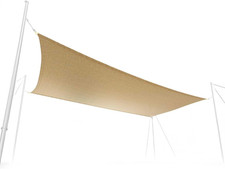 Tenda Da Sole Ombreggiante Quadrata 6X6M - Protezione UV E Impermeabile, Resiste