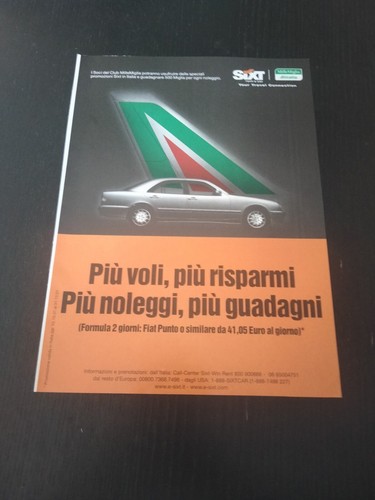 2001 alitalia mille miglia - alitalia,