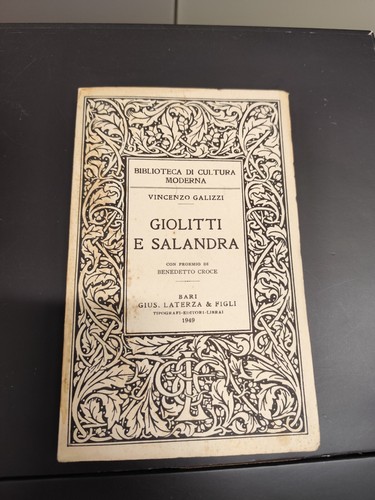 Libro giolitti salandra - libro,