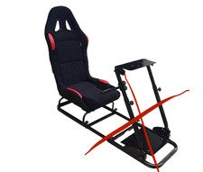 Sedile sportivo simulatore di