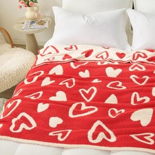 Valentines Heart Throw Blanket