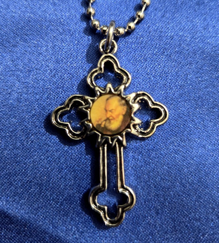 Collana croce padre pio - collana,