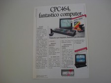 advertising Pubblicità 1988 COMPUTER AMSTRAD CPC 464