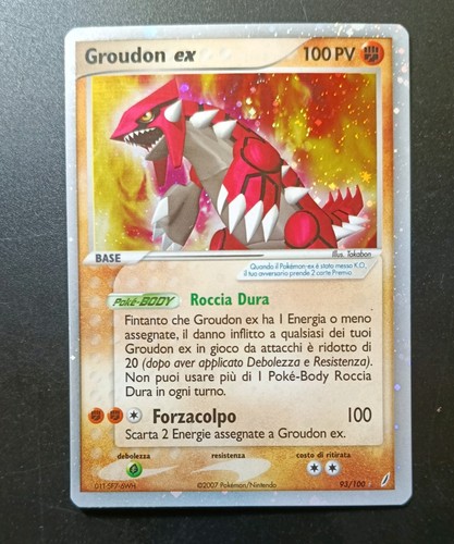 Groudon 100 ita - ex, ex