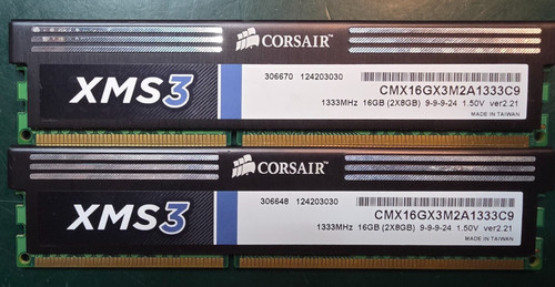Corsair xms3 cmx16gx3m2a1333c9 - xms3,