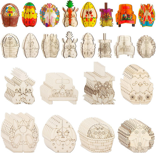 Pezzi legno pasqua - 96,