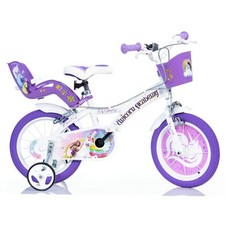 Bicicletta per Bambina 14 Pollici Unicorn Accademy 3 4 5 6 Anni