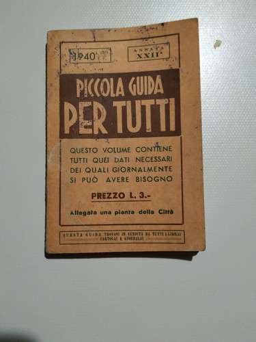 Piccola guida per tutti 1940 - guida,