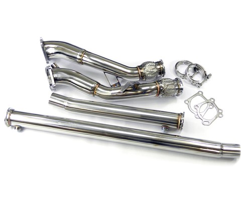 Tubo downpipe acciaio - downpipe, con