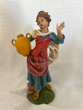 Statua presepe Donna con anfora Serie 30 Cm In Plastica/resina