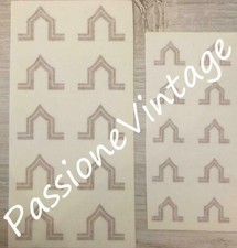 DEI Puntali - decalcomanie terminali filetti oro/adesivi/stickers