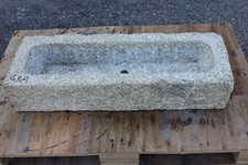VASCA IN PIETRA granito 87x30  H18 N 43 A  da giardino lavandino fioriera