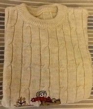 MAGLIONE VINTAGE DONNA / UNISEX - LANA / ACRILICO - MADE IN ITALY - ANNI 80