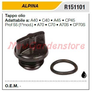 Tappo olio alpina motosega - olio,