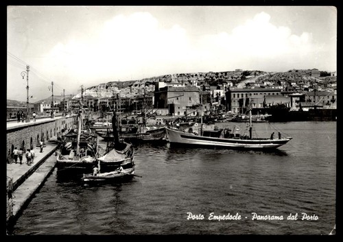 Cartolina porto empedocle - cartolina,
