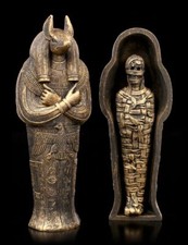 Anubis Sarkophag Con Mummia -