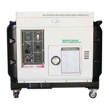 Gruppi elettrogeni diesel silenziosi piccoli per uso domestico monofase 5,5KW 220V